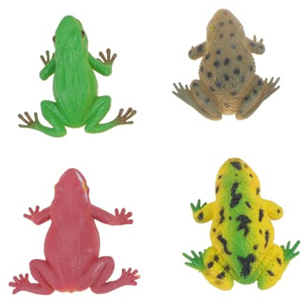 Toyvian 4 Stücke Toys spielsachen für funnytoys Funny Toys Fun Toy spielsachen Toys for knifflige Requisite schreiender Frosch Streichprop