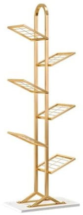 Libreria a forma di albero con dorso in metallo, libreria salvaspazio, libreria decorativa, scaffale autoportante