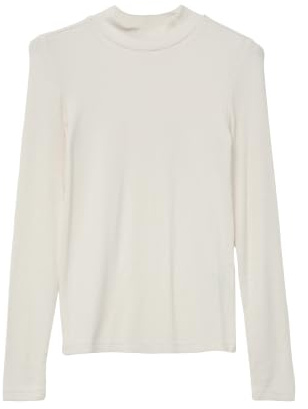 s.Oliver Longsleeve aus Rippware mit Stehkragen