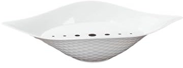 Runde Glasurfarbe im nordischen Stil, einfache und zarte Melaminimitat, Porzellanimitat, Trockeneis, Sashimi-Teller, 44,5 cm, Weiß