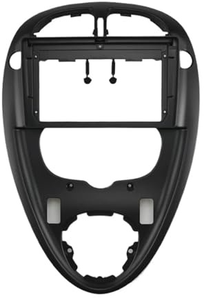 Radio De 9 Pulgadas para Citroën para Xsara para Picasso 1999-2010 Adaptador Audio para El Marco Coche Kit Embellecedor para Salpicadero(Black)