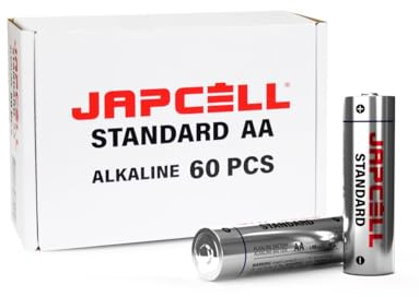 Japcell AA / LR06 Standard-Alkalibatterien - 60er-Pack