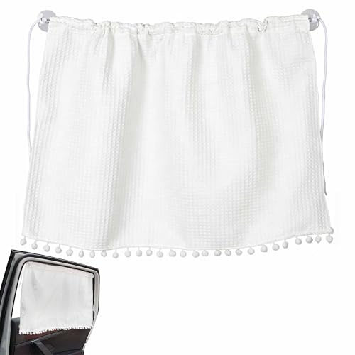 Niuhong 2 Stück Auto Sonnenschutz Vorhang 65x40cm UV für Auto Zubehör | Schutz Seitenfenster Vorhang mit Saugnäpfen Hitzeschutz Verdunkelung für Camping Reisen Auto Zubehör Privatsphäre