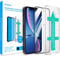 XeloTech 3D/4D Schutzglas für iPhone 11 & iPhone XR mit 6.1 Zoll - Full Screen Schutzfolie aus Glas Mit Schablone für Positionierung - 9H Displayschutz - Hüllenfreundlich