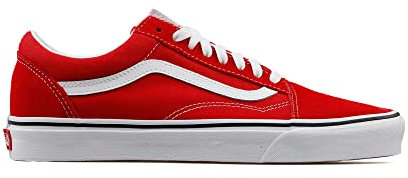 Vans Sk8-Hi vd5i6bt Herren-Sportschuhe, Wildleder, Racing Red True White - Größe: 44 EU