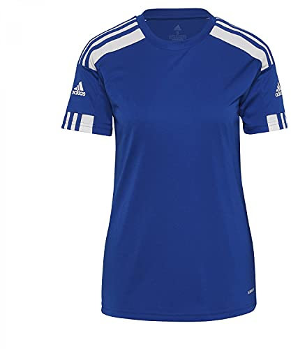 adidas Squadra 21 Jersey, Camiseta de Mangas Corta Mujer, Team Royal Blue/White, S
