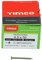 TIMCO Tornillos clásicos para terraza, 4.5 x 50, exterior, verde, caja de 200