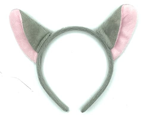 Allsorts Animal Fancy Dress Outfit, Costume, World Book Day, Halloween Fancy Dress Kit (Squeaky Mouse Ears)