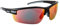 Riley Sisini Sport Style Leichte Sicherheitsbrille Industrie Arbeits- und Sportbrille mit einem weichen PVC-Nasensteg (schwarz, Revo Linse)