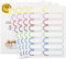 Waterproof Baby Bottle Labels for Daycare, 64 PCS School Name Labels Stickers for Kids Stuff, Self Laminating, Dishwasher Safe, Toddler Name Tags for Sippy Cup, Plastic Water Bottle, Daycare Supplies