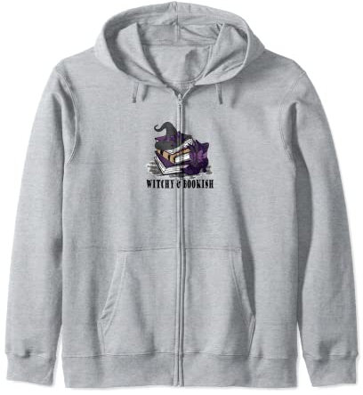 Witchy And Bookish Halloween Hut Kapuzenjacke