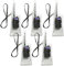 Lsgoodcare 5Pcs Portable Two Way Radio Waterproof Rainproof Bag Case Pouch Compatible for Motorola Kenwood Midland UV 82 BF 888S UV-5R Walkie Talkie Radio White