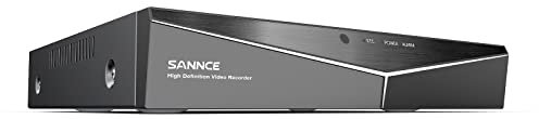 SANNCE 1080P 16-Kanal CCTV DVR (KEINE Festplatte), H.264+ Hybrid 5-in-1-Überwachungskamera-Recorder, unterstützt 2 MP TVI AHD CVI CVBS analoge IP-Überwachungskameras, Fernzugriff, Bewegungsalarm
