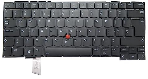 RTDPART Laptop Keyboard For Lenovo ThinkPad T14s Gen 2 P1 Gen 4 X1 Extreme 4th Gen United Kingdom UK With Backlit Black New