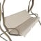 Garden Swing Bench Replacement Cushion 150cm Swing Cover Chair Waterproof Seat Pad Fit for 2 and 3 Seater Swing Chairs, Beige