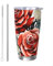 LZQPOEAS Floral Rose Ivy with Leaves Spring 20oz Tumbler with Lid and Straw Vacuum Insulated Coffee Mug Stainless Steel Car Cup Travel Mug Double Wall Water Bottle Holiday Gifts for Women Men