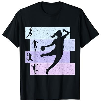 Handball Mädchen Handballerin Damen Kinder T-Shirt