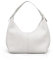 BaiYouDa Handtasche für Damen, Mini-Handarbeit, Hobo-Taschen, Modedesigner, weiches Kunstleder, Clutch, Geldbörse, 2024, Weiss/opulenter Garten