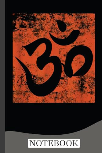 Modern Calligraphy Aum, Isha, Hindu, Yoga, Hipster Notebook