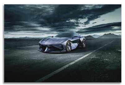 Sportwagen-Poster für Cupra, Superauto-Rennwagen-Poster, dekorative Malerei, Leinwand, Wandposter und Kunstdruck, moderne Familienschlafzimmer-Dekoration, Poster, 40 x 60 cm
