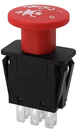 eMagTech 539131627 430-433 Interrupteur de prise de force compatible avec Husqvarna Compatible avec Craftsman AYP Compatible avec tondeuse Dixon DX260 DX272 LZ6127 7230 MZT 61 CT160 CTH130