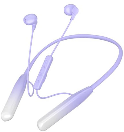 Bluetooth Kopfhörer Semi-in-Ear Kabellos mit Nackenbügel Wasserdicht Sportkopfhörer mit Mikrofon Magnetisch Wireless Earbuds Headphones Headsets drahtlos Ohrhörer mit Kabel Neckband für Laufen Sport