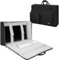 WELIDAY Monitor Carrying Case, Padded Monitor Travel Case, Multi-pocket Monitor Bag for Transporting Screens, Monitors and TVs, Black, For 19- 24 Screen