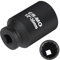 MIGUBIGU 1/2’’ 36mm Llave de Vaso Impacto 12 Caras, Llave de Vaso Multidiente, Llaves de Vaso de Doce Caras, Juego de Tuercas Multidientes de Acero al Cromo Vanadio