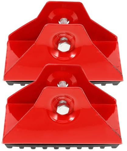 2 Stück Leiterfüße Polster aus Gummi und Aluminiumlegierung | Rutschfester Schutz, Gepolsterter Boden und Klappbares Design, für Unebenen Untergrund und Baustellen