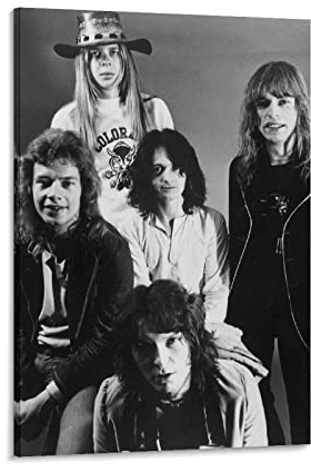 WQBYDS Leinwand Druck Poster 50 * 70cm Senza Cornice British Rock Band Yes Poster Soggiorno Camera da letto Pittura Opera d'arte