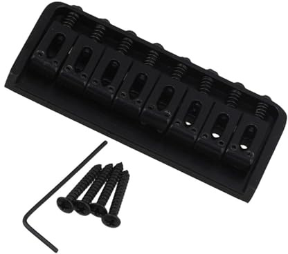 Reemplazo de puente fijo de 8 cuerdas para guitarra eléctrica