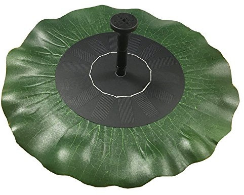 LARS360 Solar Teichpumpe Outdoor Wasserpumpe Solar Springbrunnen Solarpumpen Gartenpumpe für Gartenteich (1.4W Lotus)