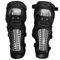 Keenso Ginocchiere Moto, 2 Pezzi in Lega di Acciaio Leggero Ginocchio parastinchi protettivi Armatura Set per Moto ATV Motocross (Lungo)