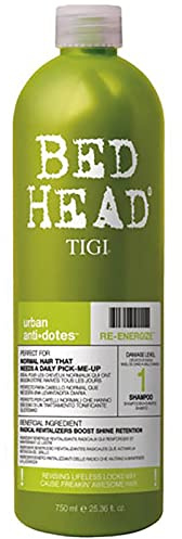 Bed Head Urban Antidotes Re-energize Shampoo by TIGI for Unisex – 25,36 oz Shampoo