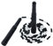 KKPLZZ Corde à Sauter avec Corde Réglable Anti-Enchevêtrement, Corde à Sauter Perlée Douce avec Poignées Antidérapantes, Idéale pour Enfants Adultes Fitness Endurance