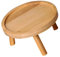 Cabilock Blumentopf Tablett Blumentöpfe Blumensockel Riser Saftiges Ausstellungsregal Mini-hocker Holz Holztablett Mini-blumentopfständer Blumentopfhalter Minivase Hölzern Schemel Pflanze