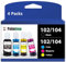 Palmtree 104 102 Tinte Kompatibel für Epson 104 Ecotank 4-Colour Multipack für Epson 102 EcoTank ET-2850 ET-2750 ET-2756 ET-2820 ET-2710 ET-2711 ET-2720 ET-2810 ET-2812 (Cyan, Magenta, Gelb, Schwarz)