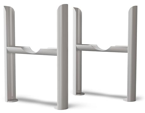 UK RADIATORS- Alpha Column Radiator Feet - 4 Column Gloss - Sturdy Support for Radiators - Enhance Stability and Style - Easy Installation