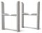 UK RADIATORS- Alpha Column Radiator Feet - 4 Column Gloss - Sturdy Support for Radiators - Enhance Stability and Style - Easy Installation