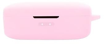 TingYR Estuche Protector para QCY T5, Protección de Ajuste, Anti-Rasguños, LED Visible Estuche Protector QCY T5.(Rosado)