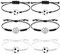 FINEASY 6 Stück Fußball Armbänder für Kinder Sport Armbänder, Verstellbares Gewebte Armband Jungen, Freundschaftsarmband für Fußball Party Mitgebsel Fussball Kindergeburtstag