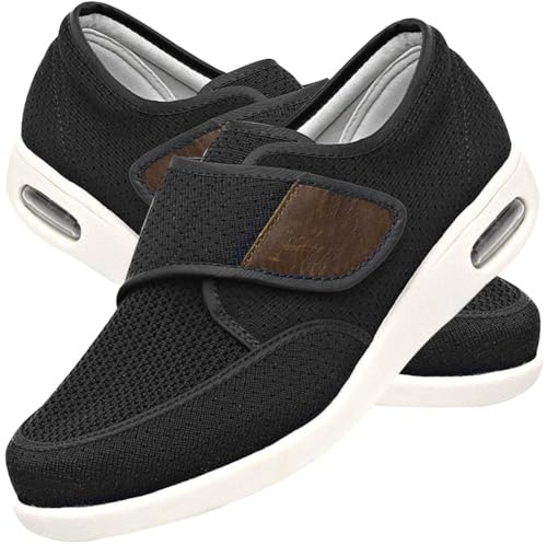 Möge Chaussures de sport à enfiler pour homme Chaussures Orthopédiques Homme, Chaussures Orthopédiques Pied Large Homme Basket Orthopedique