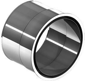 Wandfutter doppelt aus Edelstahl passend für einwandige EW Schornsteine mit 130 mm Durchmesser