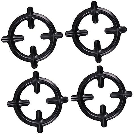 UKCOCO 4pcs Pot Stands for Gas Stove Racks Iron Stove Cooker Plates for Kitchen Use As Pot Stands