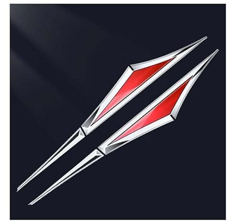 Auto Emblem Aufkleber, für Jeep Renegade Compass Grand Cherokee Abzeichen Aufkleber Vordere und Hintere Emblem Abzeichen Dekoration Auto Exterieur Modifizierte,B