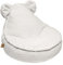 MEOWBABY Sitzsack Kinder – Bequemer Kindersessel mit Füllung – Sitzsack Kinderzimmer – Weicher Bodensessel für Kleinkinder – Waschbarer Bezug – Kindersitzsack für Mädchen & Jungen, Bearly, Cremig