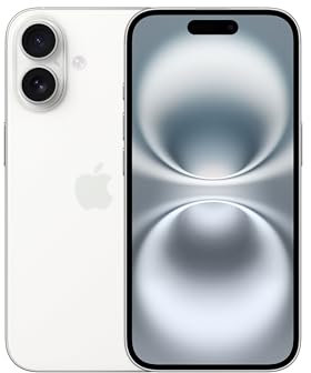 Apple iPhone 16 256 GB: 5G Handy mit Kamerasteuerung, A18 Chip und einem echten Boost für die Batterie. Funktioniert mit AirPods, Weiß