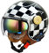 YQWDWD Motorradhelm, ECE/DOT-Zertifizierung Bluetooth Jethelm 3/4 Helm Herren Damen Motorrad Integrierter Bluetooth Helm Jet Scooter Helm Jethelm Mit Visier C3,M=57~58CM