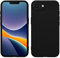 kwmobile Hülle kompatibel mit Apple iPhone 16e Hülle - weiches TPU Silikon Case - Cover geeignet für kabelloses Laden - Schwarz matt