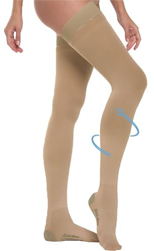 BeOnTop Medizinische Kompressionsstrümpfe Damen Herren Klasse 1 18-23 mmHg Unisex - Thrombosestrümpfe, Thrombose Strümpfe, Stützstrümpfe, Compression Socks, Trombosestruempfe